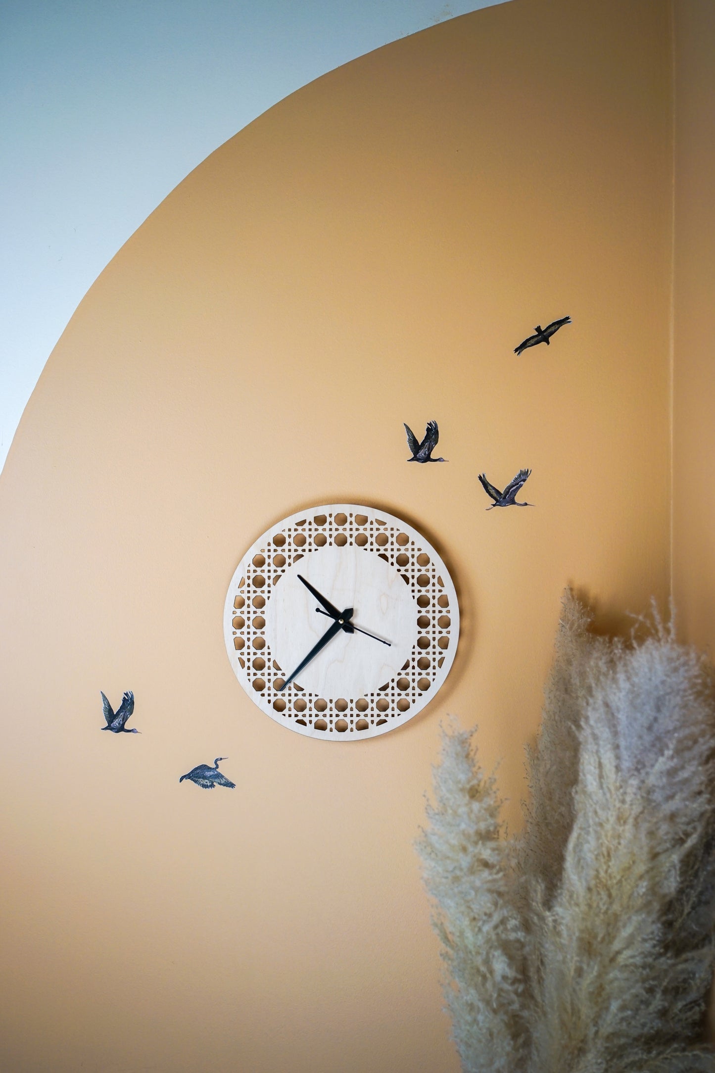 Rattan Design Clock - From Scratch